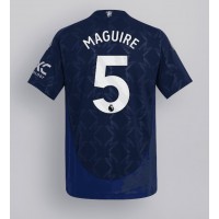 Echipament fotbal Manchester United Harry Maguire #5 Tricou Deplasare 2024-25 maneca scurta